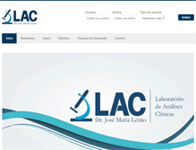 Tablet Screenshot of laccrateus.com.br